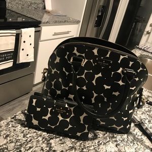 Kate Spade satchel purse and wallet